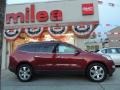 2010 Red Jewel Tintcoat Chevrolet Traverse LTZ AWD  photo #4