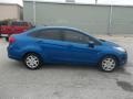 2011 Blue Flame Metallic Ford Fiesta S Sedan  photo #2