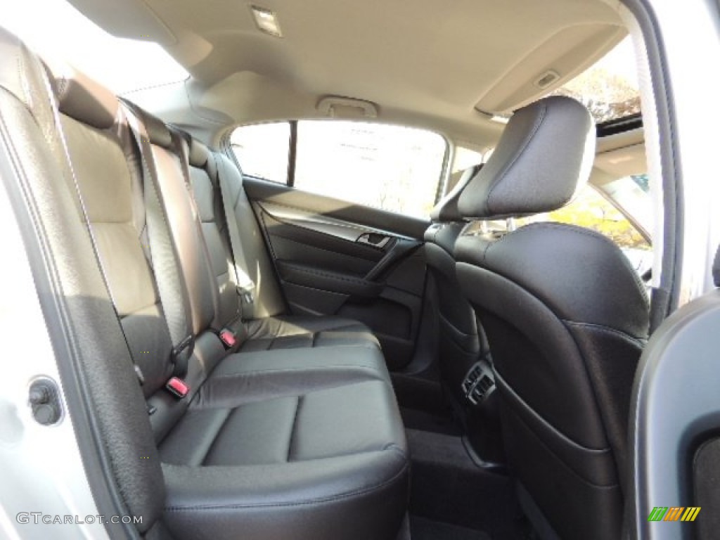 Ebony Interior 2010 Acura TL 3.5 Photo #73638030