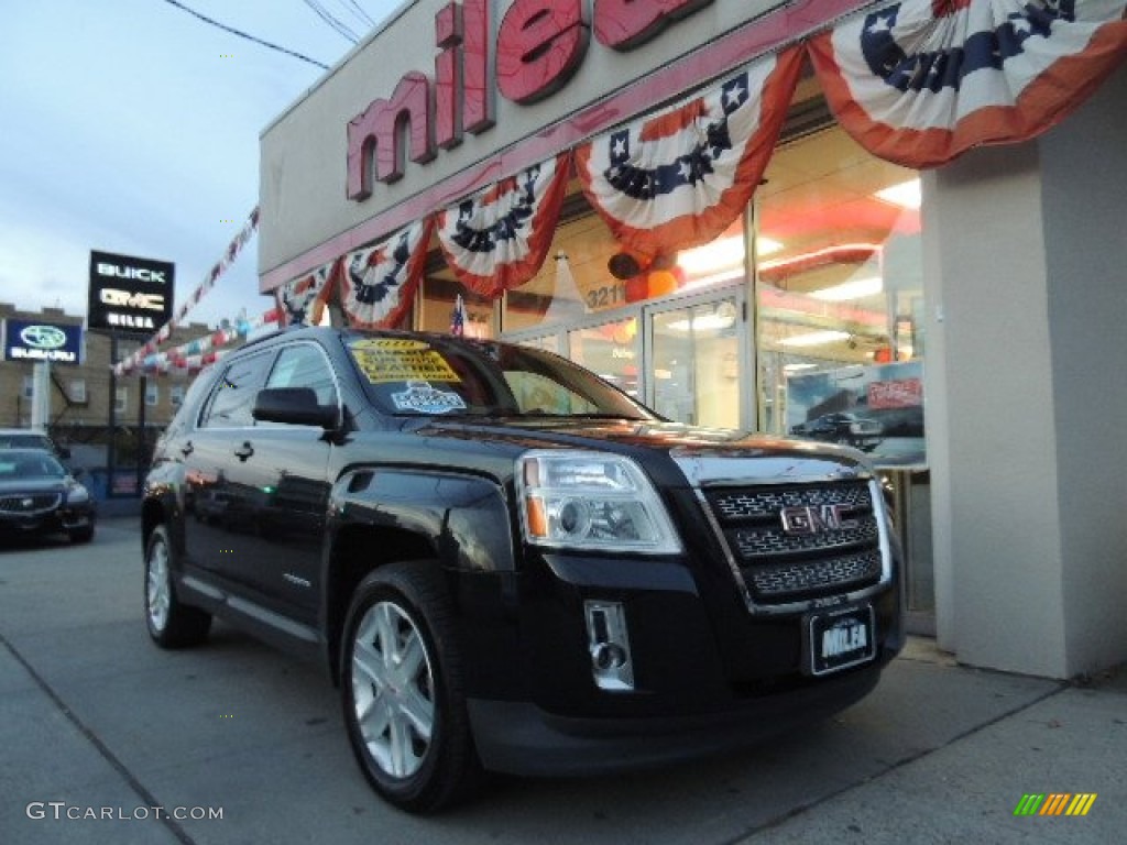 2010 Terrain SLT AWD - Onyx Black / Jet Black photo #1