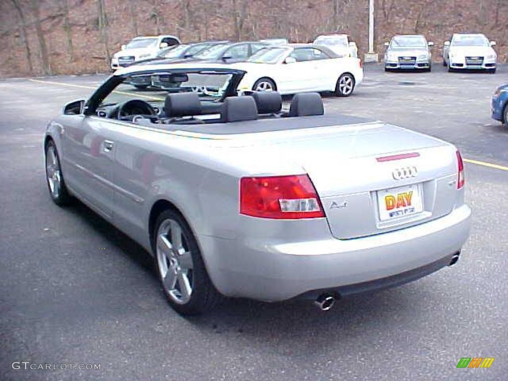 2006 A4 1.8T Cabriolet - Light Silver Metallic / Ebony photo #26