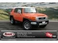 2013 Magma Orange Toyota FJ Cruiser 4WD  photo #1