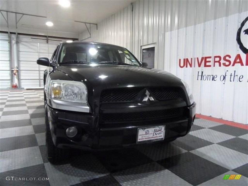 2008 Raider LS Double Cab - Brilliant Black / Slate photo #2