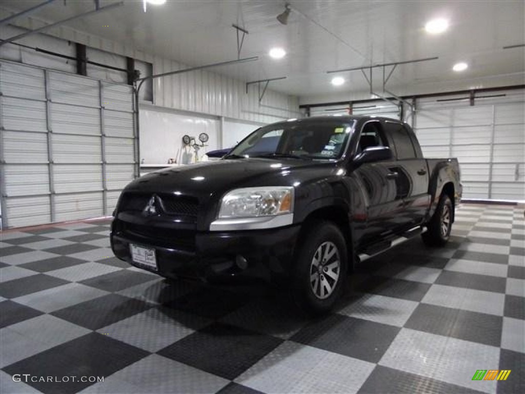 2008 Raider LS Double Cab - Brilliant Black / Slate photo #3