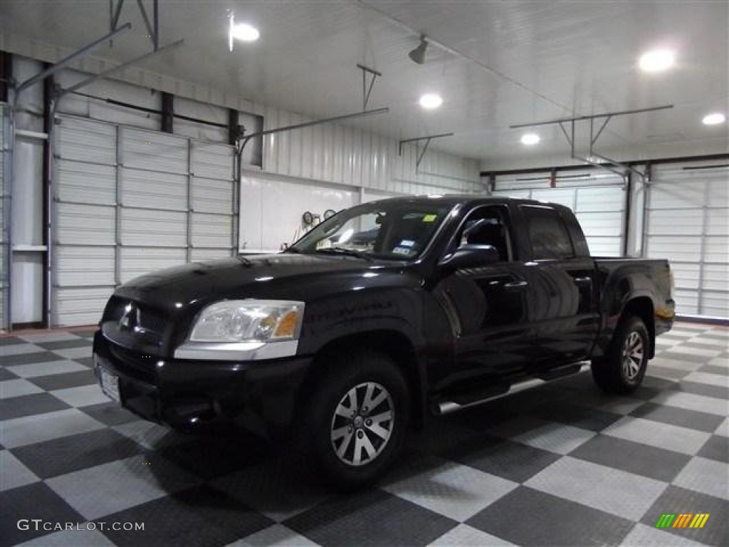 2008 Raider LS Double Cab - Brilliant Black / Slate photo #4