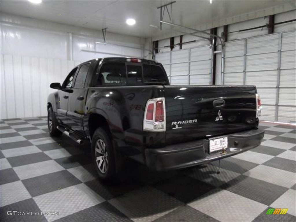 2008 Raider LS Double Cab - Brilliant Black / Slate photo #5