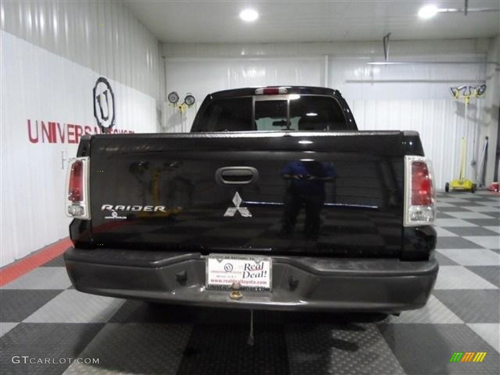 2008 Raider LS Double Cab - Brilliant Black / Slate photo #6