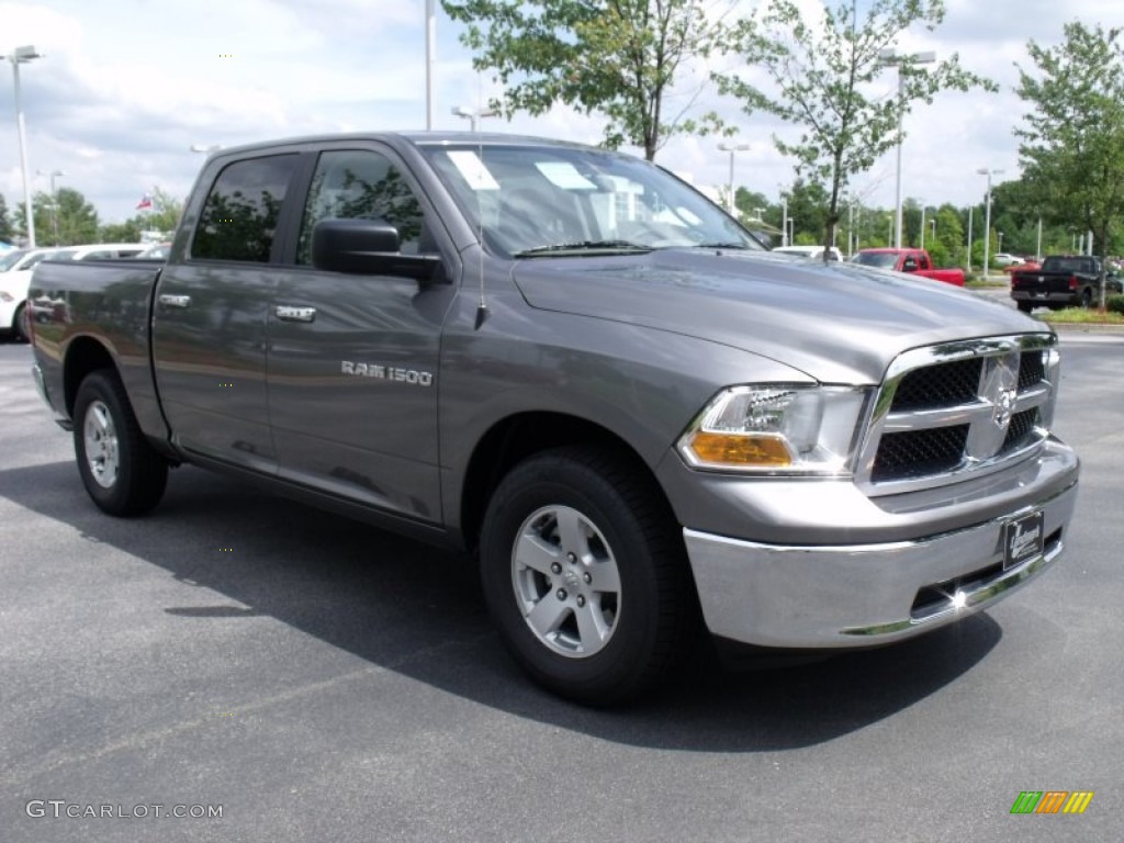 Mineral Gray Metallic 2011 Dodge Ram 1500 SLT Crew Cab Exterior Photo #73640318
