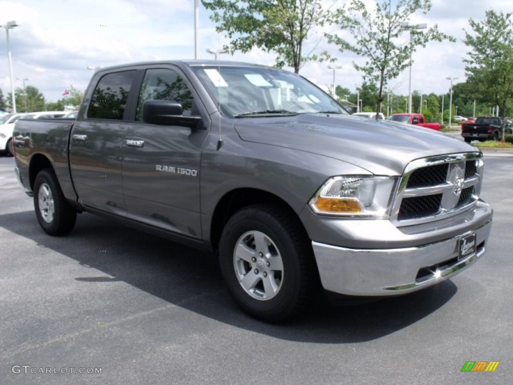 2011 Ram 1500 SLT Crew Cab - Mineral Gray Metallic / Dark Slate Gray/Medium Graystone photo #4