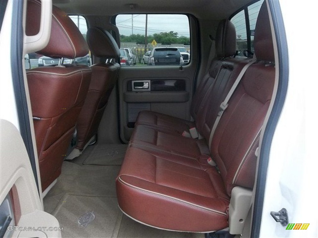 2010 F150 King Ranch SuperCrew 4x4 - White Platinum Metallic Tri Coat / Chapparal Leather photo #11