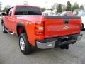 2011 Victory Red Chevrolet Silverado 2500HD Extended Cab 4x4  photo #7