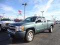 2009 Blue Granite Metallic Chevrolet Silverado 1500 LT Extended Cab 4x4  photo #2