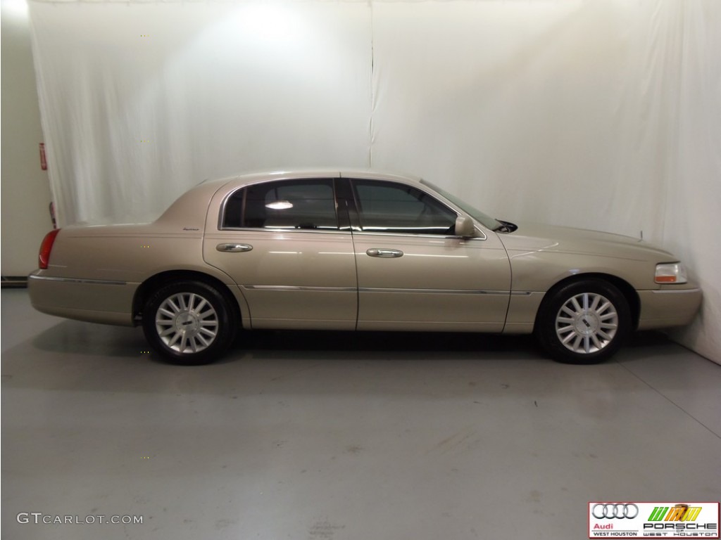 2004 Town Car Signature - Pueblo Gold Metallic / Light Parchment photo #6