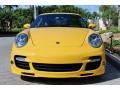 Speed Yellow 2009 Porsche 911 Turbo Coupe Exterior