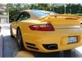2009 Speed Yellow Porsche 911 Turbo Coupe  photo #11