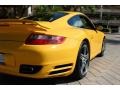2009 Speed Yellow Porsche 911 Turbo Coupe  photo #12