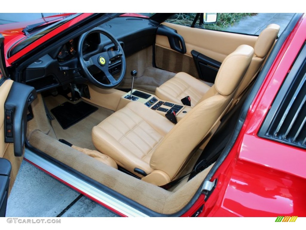 Tan Interior 1989 Ferrari 328 GTS Photo #73643156