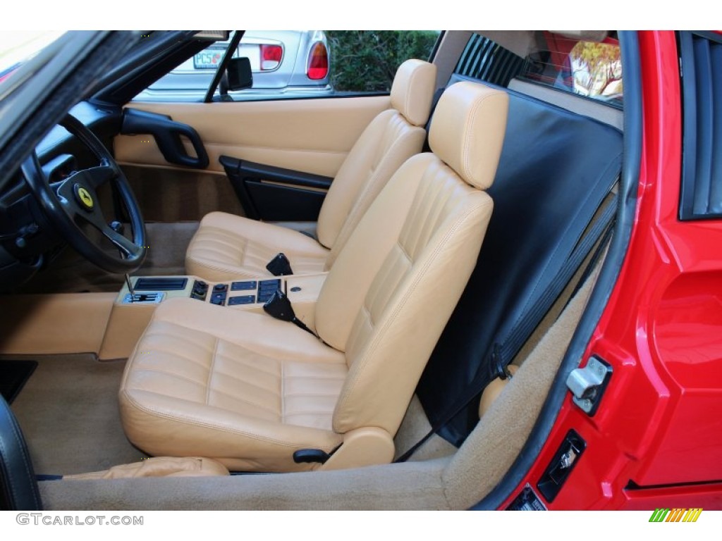 Tan Interior 1989 Ferrari 328 GTS Photo #73643172