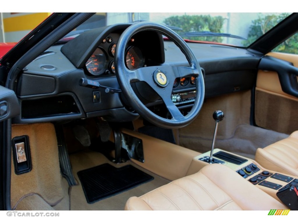 Tan Interior 1989 Ferrari 328 GTS Photo #73643271