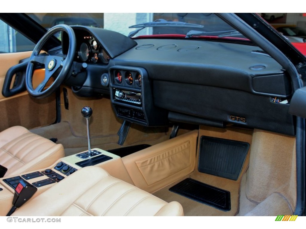 1989 Ferrari 328 GTS Tan Dashboard Photo #73643292