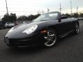 Black 2002 Porsche 911 Carrera 4 Cabriolet