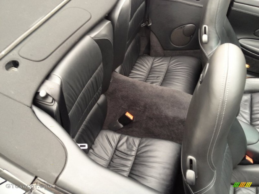Black Interior 2002 Porsche 911 Carrera 4 Cabriolet Photo #73643714