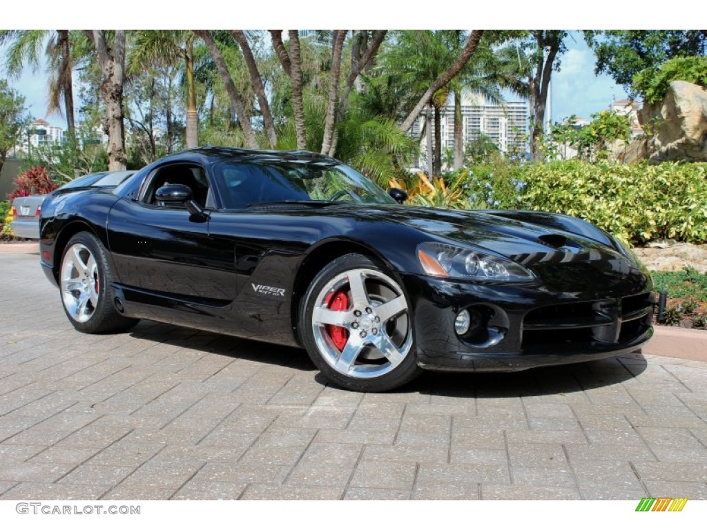 Viper Black 2006 Dodge Viper SRT-10 Coupe Exterior Photo #73643901