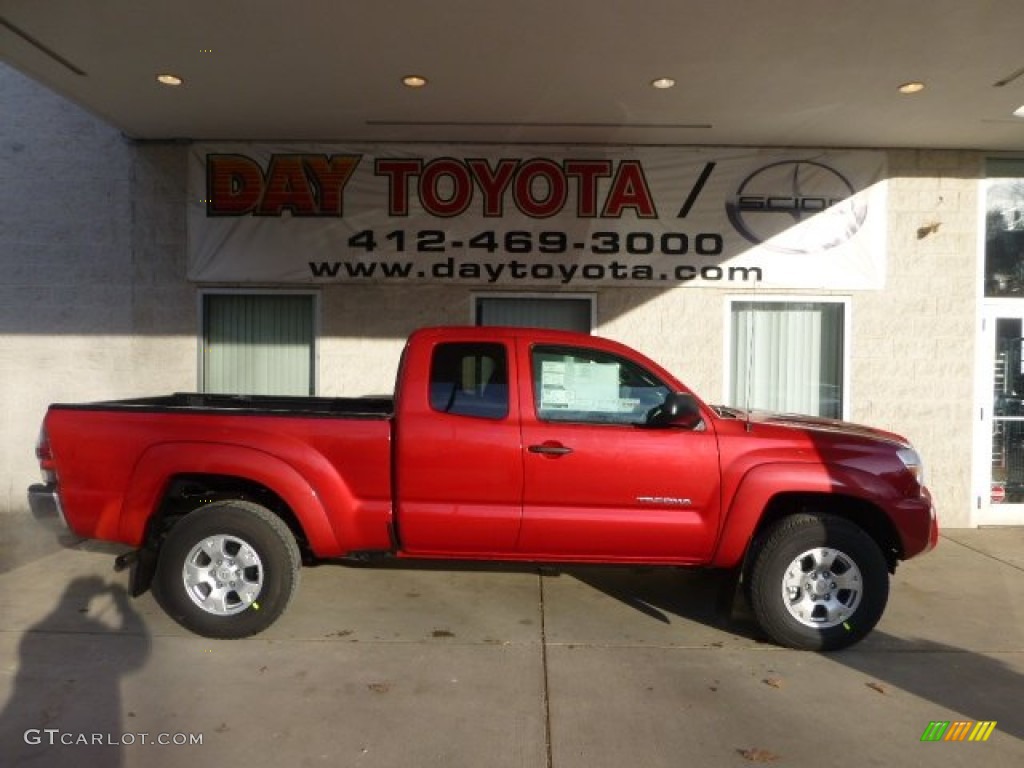 Barcelona Red Metallic Toyota Tacoma