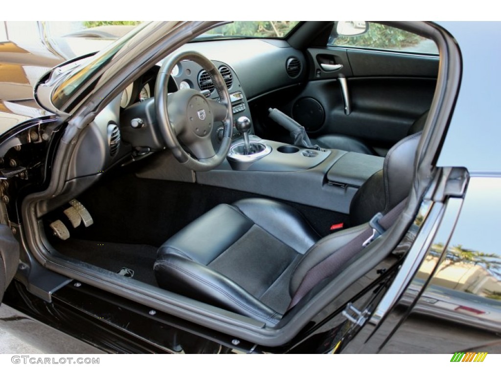Black/Black Interior 2006 Dodge Viper SRT-10 Coupe Photo #73644165