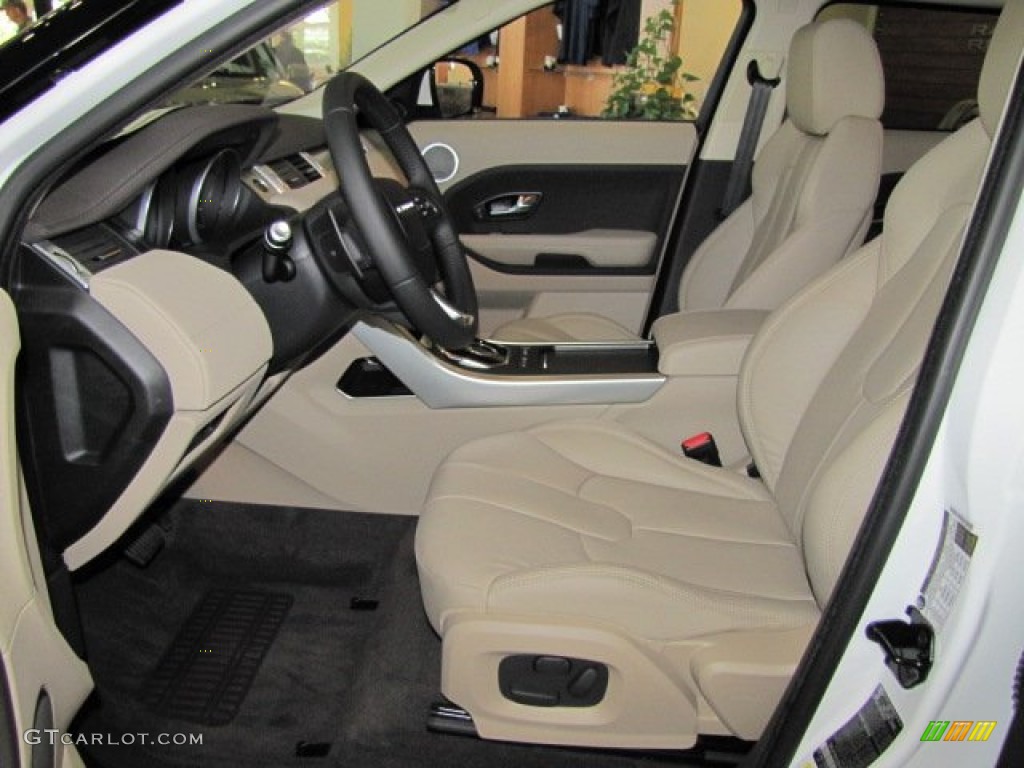 Almond/Espresso Interior 2013 Land Rover Range Rover Evoque Pure Photo #73644858
