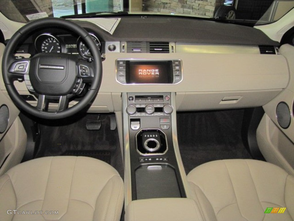 2013 Land Rover Range Rover Evoque Pure Almond/Espresso Dashboard Photo #73644900