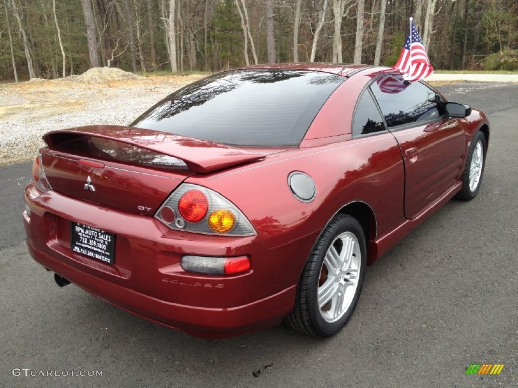 2003 Eclipse GT Coupe - Ultra Red Pearl / Midnight photo #12