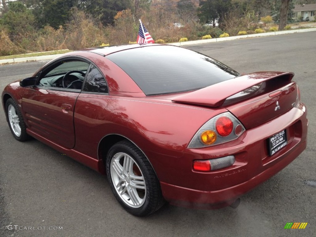 2003 Eclipse GT Coupe - Ultra Red Pearl / Midnight photo #14