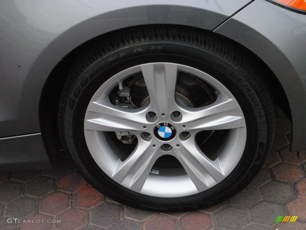 2012 1 Series 128i Coupe - Space Grey Metallic / Black photo #2