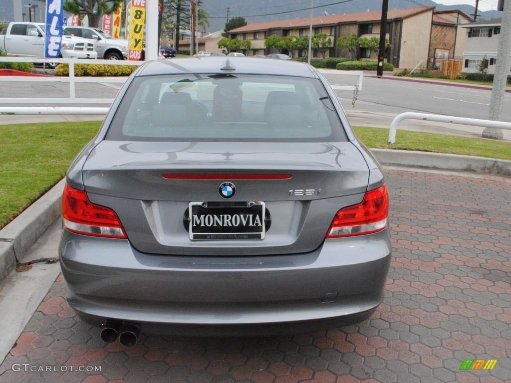 2012 1 Series 128i Coupe - Space Grey Metallic / Black photo #9