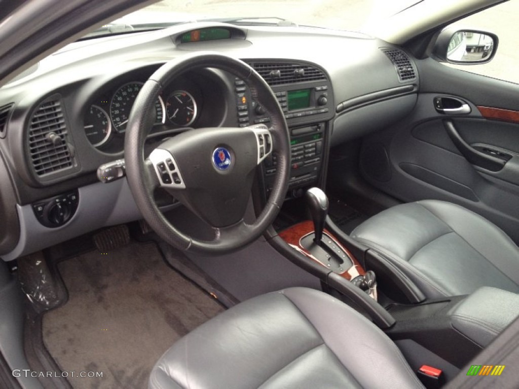 Slate Gray Interior 2006 Saab 9-3 2.0T SportCombi Wagon Photo #73646628