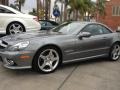 2009 Palladium Silver Metallic Mercedes-Benz SL 550 Roadster  photo #3