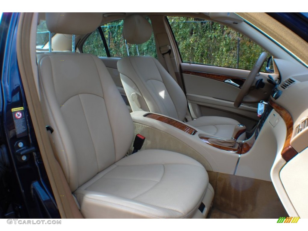 2009 Mercedes-Benz E 350 4Matic Sedan Front Seat Photo #73647873