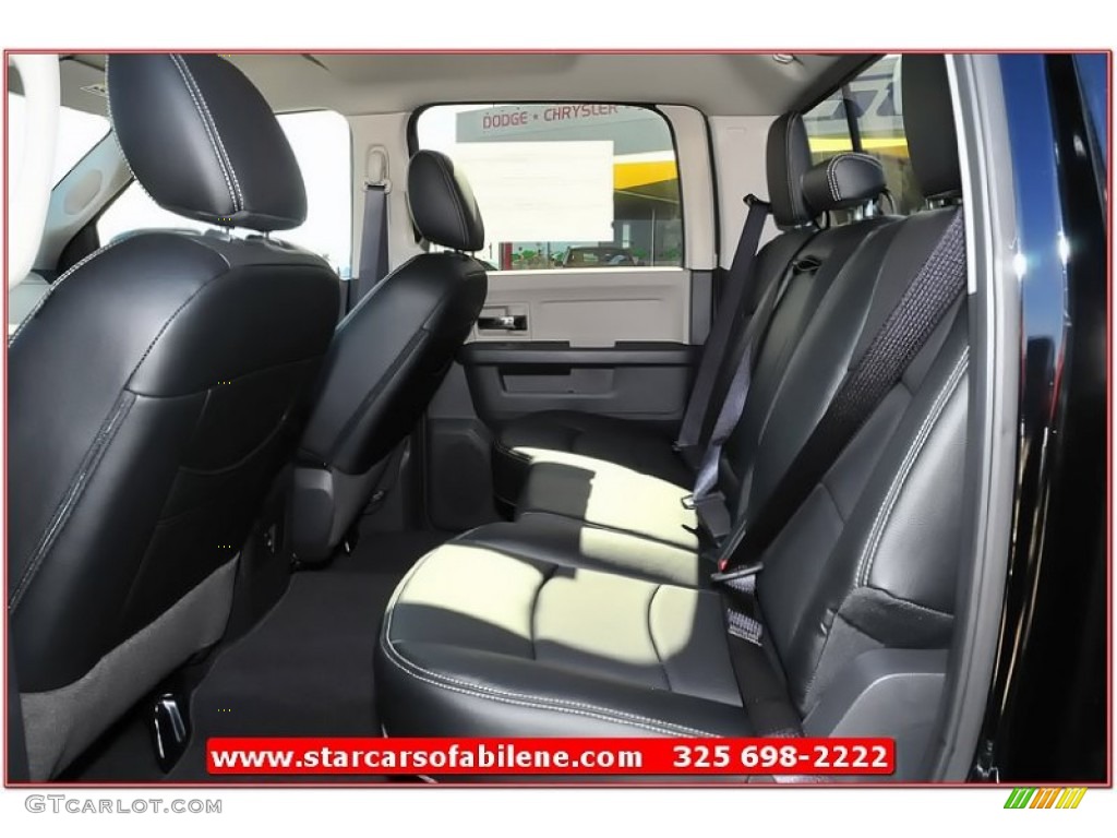 2012 Ram 1500 Lone Star Crew Cab - Black / Dark Slate Gray/Medium Graystone photo #18