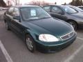 Clover Green Pearl 2000 Honda Civic EX Sedan