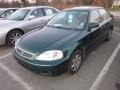 2000 Clover Green Pearl Honda Civic EX Sedan  photo #3