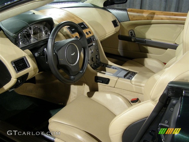 2005 DB9 Volante - Green / Sandstorm photo #6