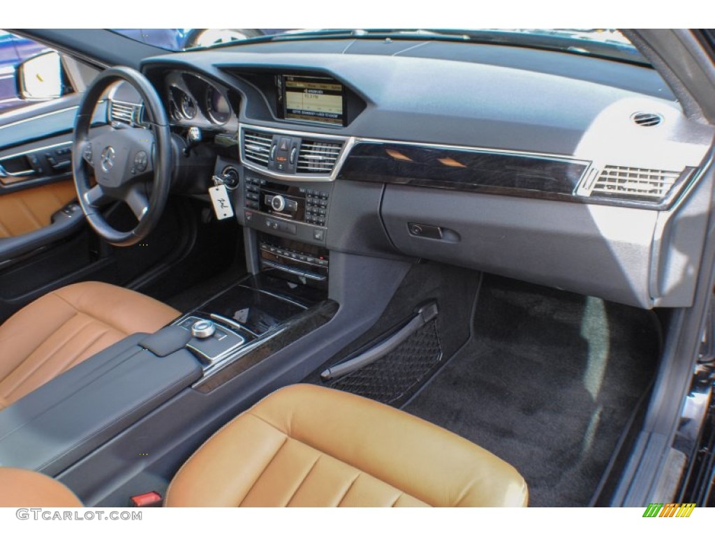 2010 Mercedes-Benz E 350 4Matic Sedan Natural Beige Dashboard Photo #73649067