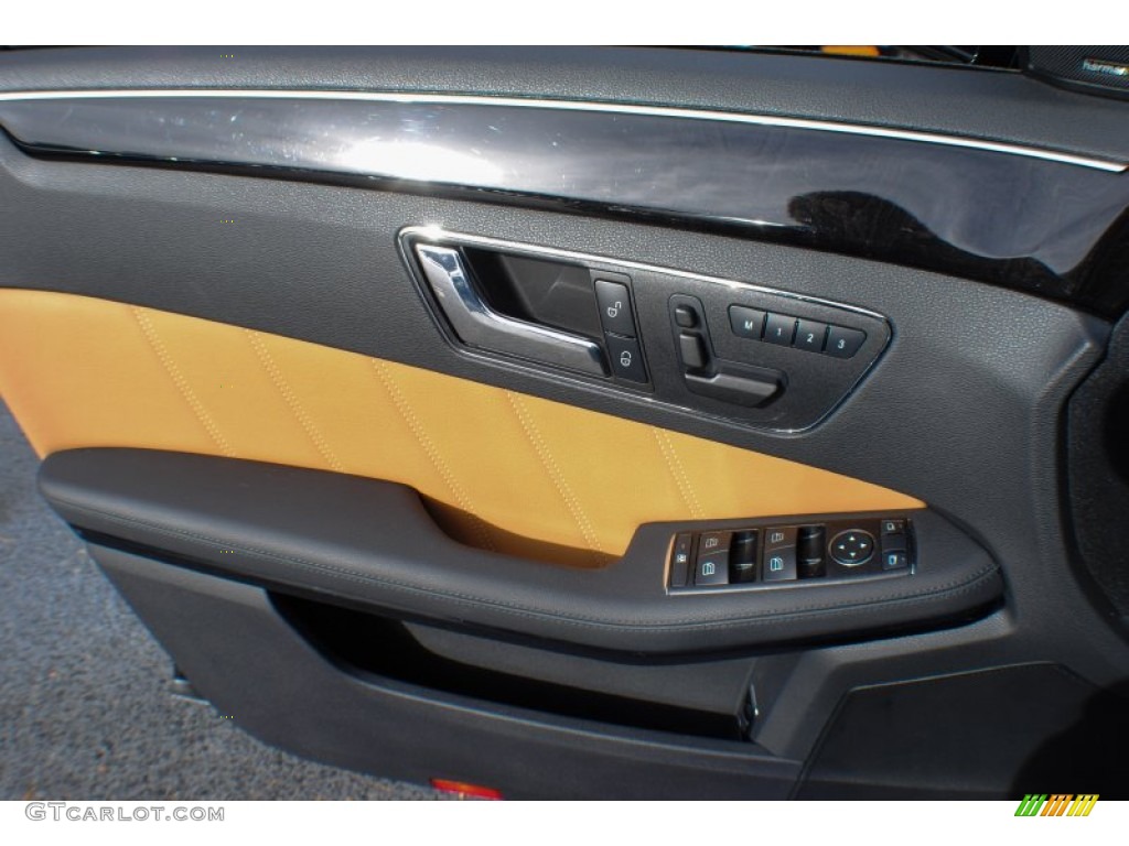 2010 Mercedes-Benz E 350 4Matic Sedan Natural Beige Door Panel Photo #73649103