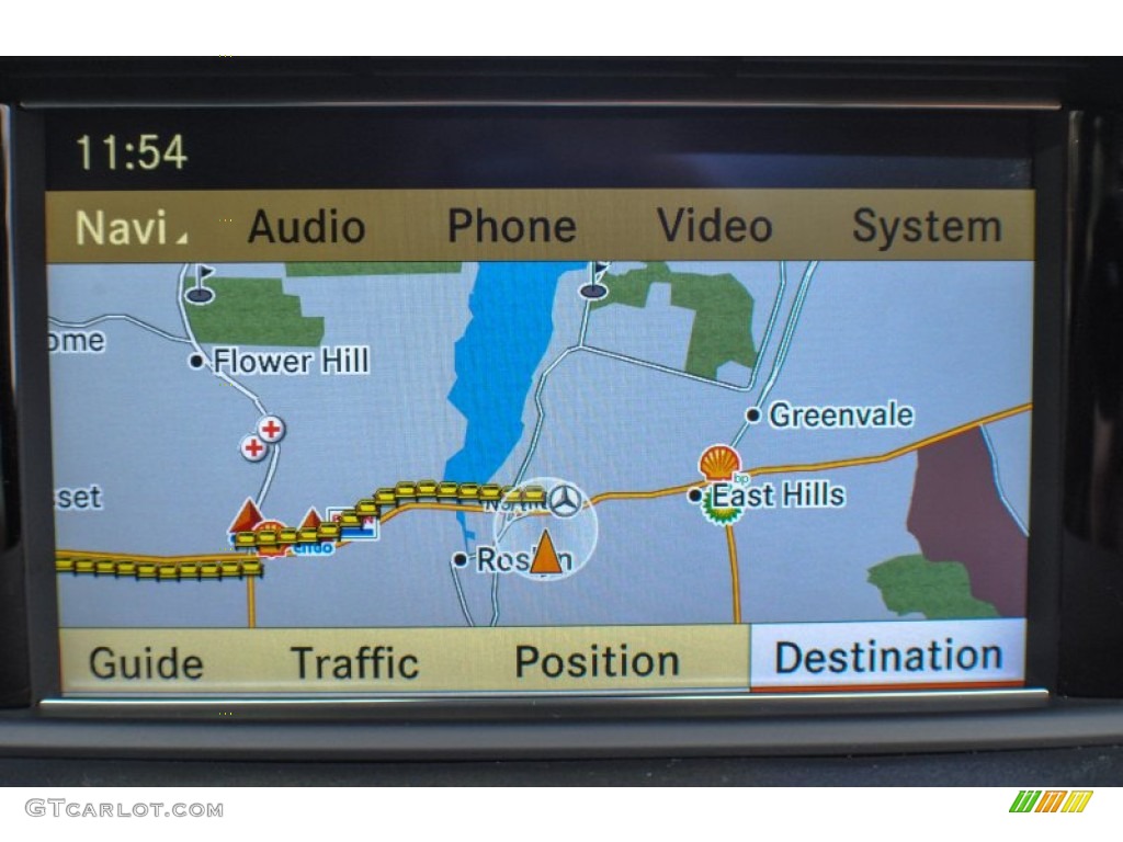 2010 Mercedes-Benz E 350 4Matic Sedan Navigation Photo #73649225