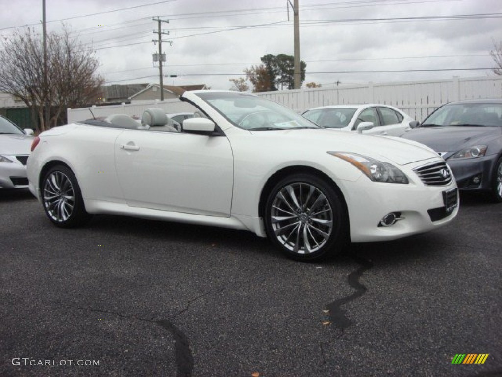 Moonlight White 2011 Infiniti G 37 Convertible Exterior Photo #73649868