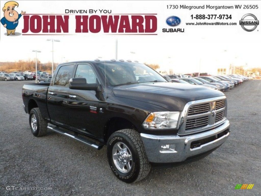 2010 Ram 2500 Big Horn Edition Crew Cab 4x4 - Rugged Brown Pearl / Light Pebble Beige/Bark Brown photo #1