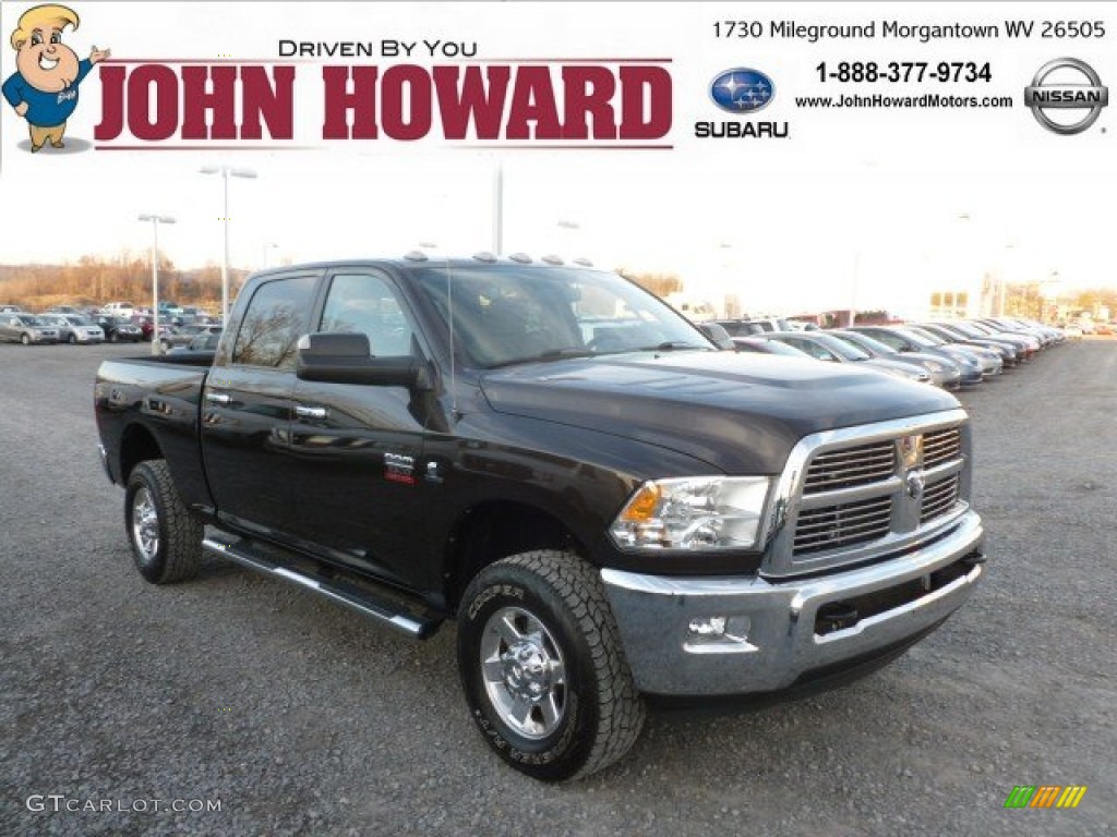 2010 Ram 2500 Big Horn Edition Crew Cab 4x4 - Rugged Brown Pearl / Light Pebble Beige/Bark Brown photo #1