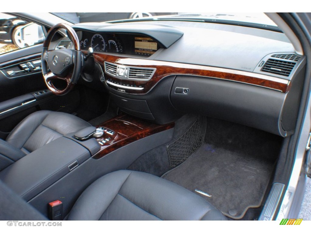 Black Interior 2011 Mercedes-Benz S 550 4Matic Sedan Photo #73650357