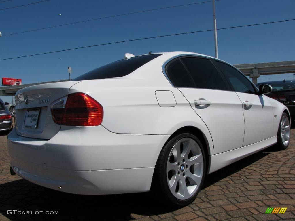 2006 3 Series 330i Sedan - Alpine White / Beige photo #5